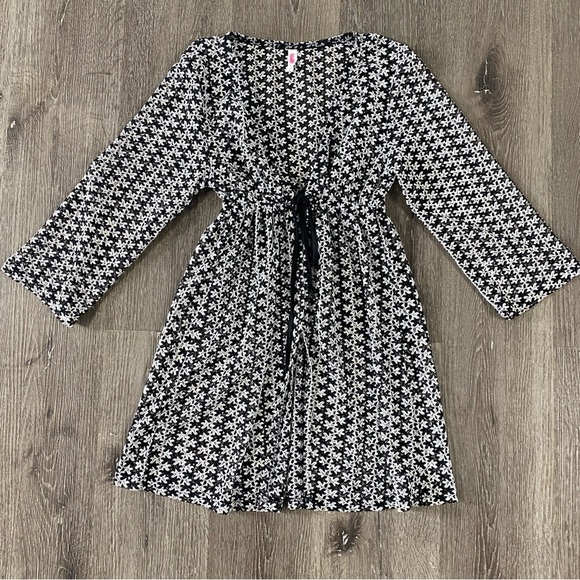 Eyelet Swim Coverup Beachwear Womens Size Medium Long Sleeve Adjustable Waist - Picture 1 of 6